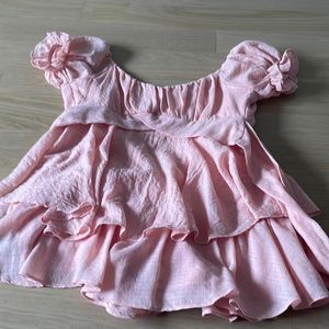 Peach altar’d state dress
